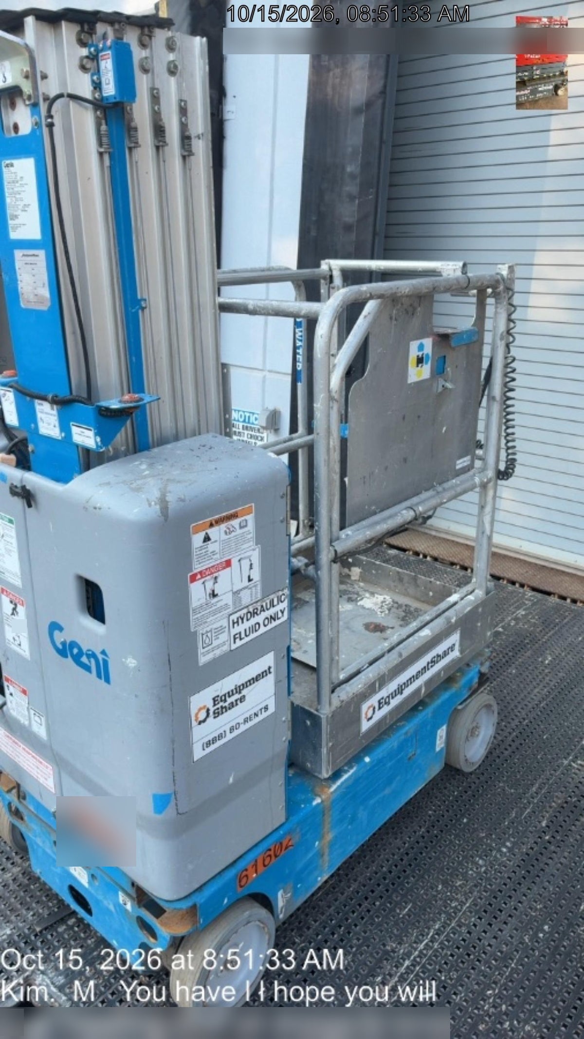 2019 GENIE GR-20