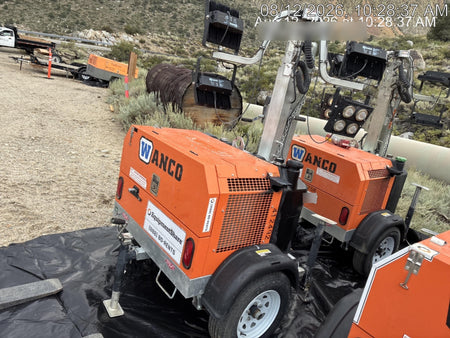 2024 Wanco WLTT-4MM4K Diesel, Deep Sea Controller, Shore Power Plug, Auto Start, (4) 350W LED Floodlights, 4kW Generator, 60 Gal Fuel Tank, 2" Ball, T3