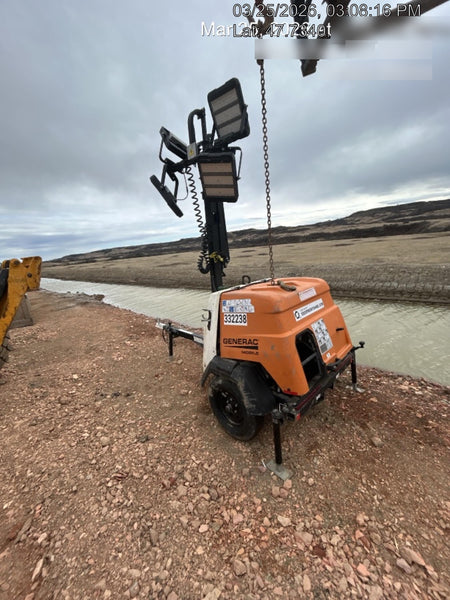 2023 Generac MLT2 Diesel, Flex Switch 120V Input, Powerzone Controller, (4) 320W LED Lights, 4kW Generator, 39.9 Gal Fuel Tank, 2" Ball, T3