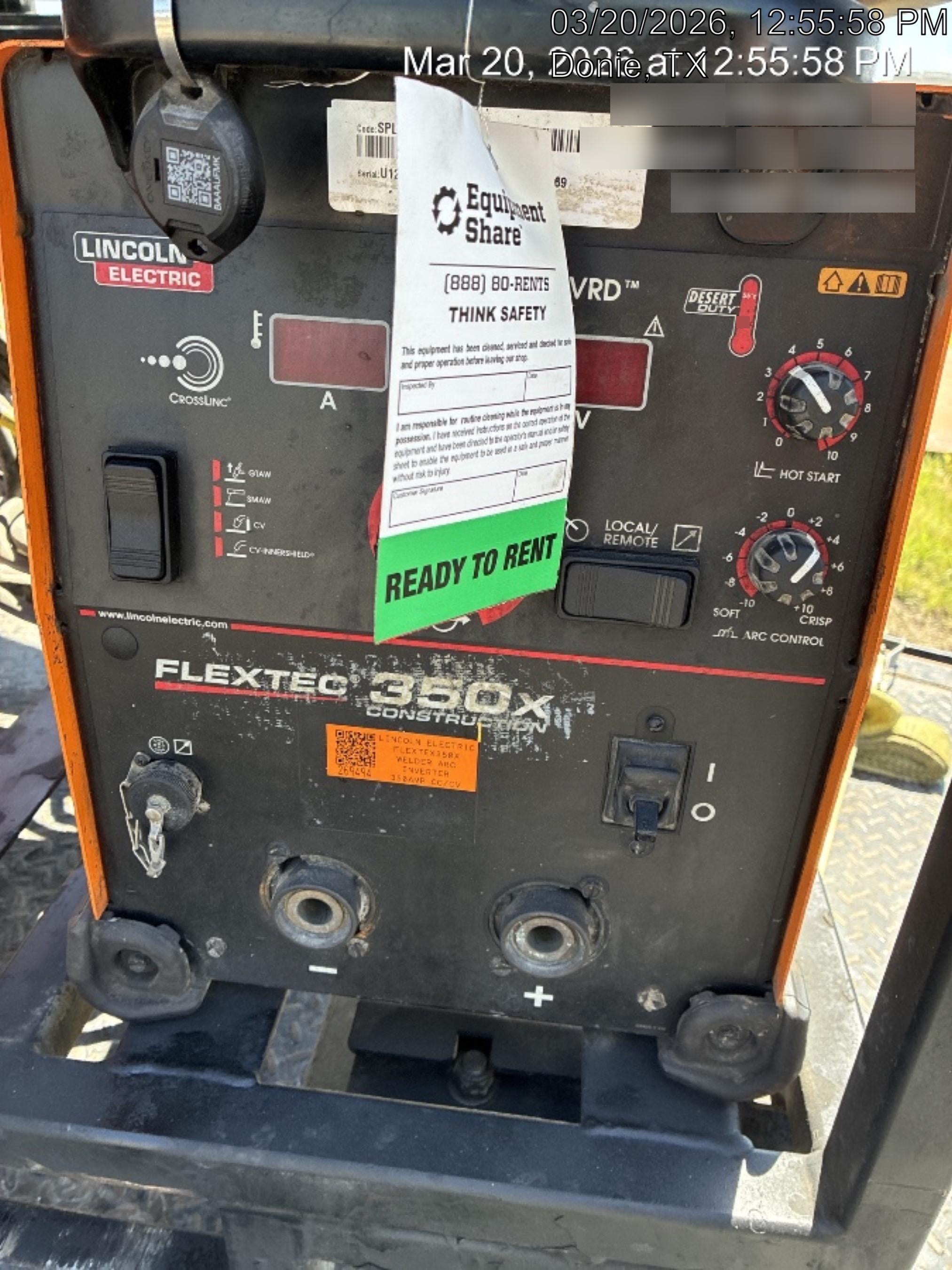 2022 LINCOLN ELECTRIC FLEXTEC 350X