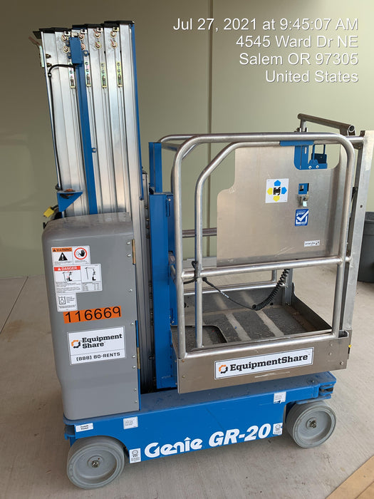 2020 GENIE GR-20