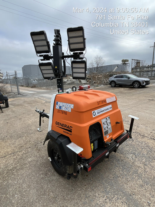 2023 Generac MLT2 Diesel, Flex Switch 120V Input, Powerzone Controller, 
(4) 320W LED Lights, 4kW Generator, 39.9 Gal Fuel Tank, 2" Ball, T3
