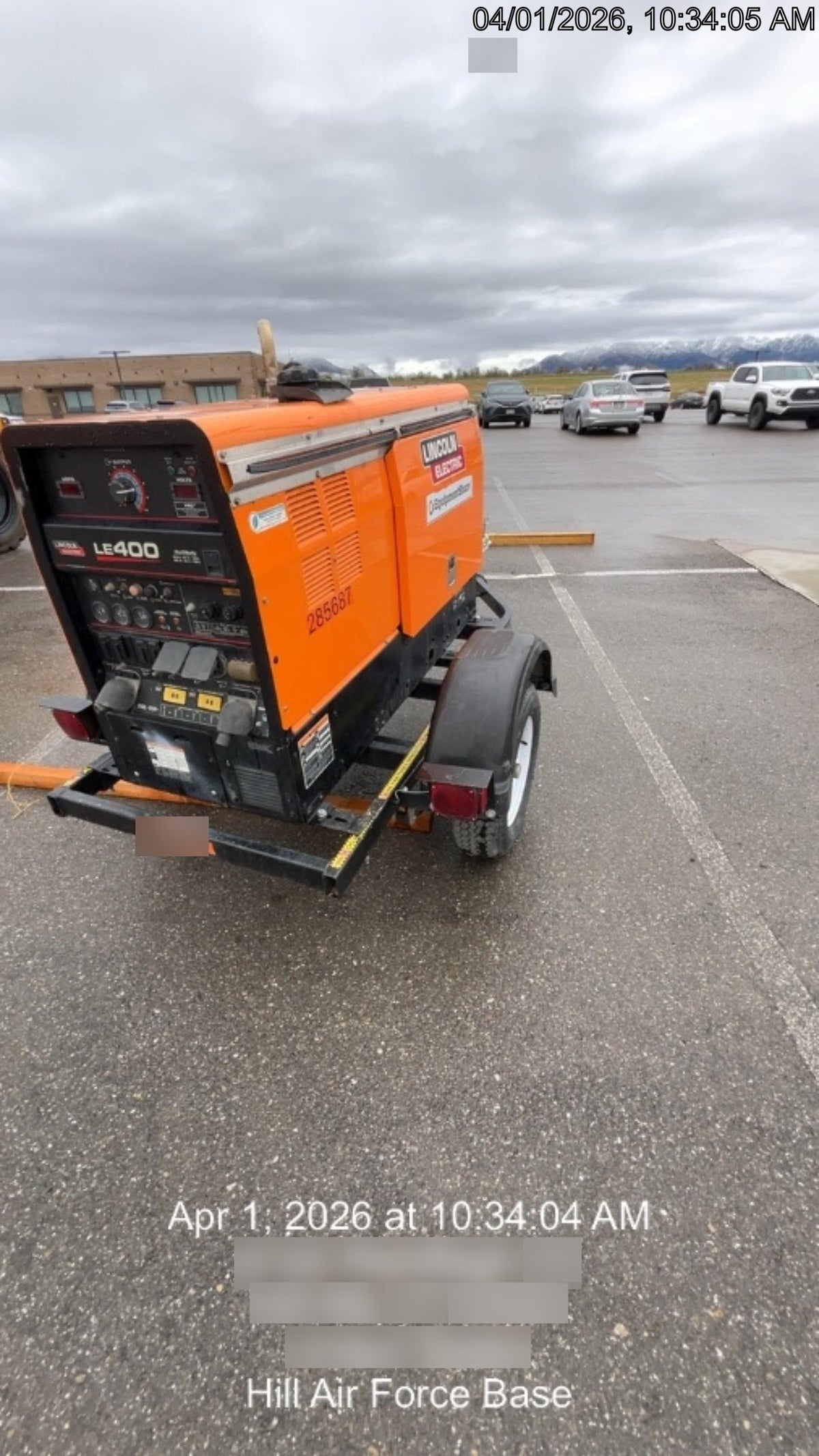 2022 Lincoln Electric LE400 Kubota V1505, Trlr, Cable Rack, Light Kit, ES Decals, T3