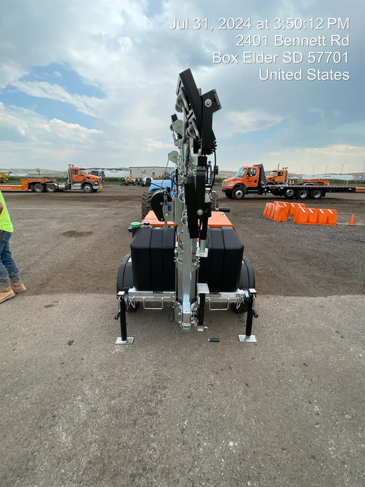 2024 Wanco WLTT-4MM4K Diesel, Deep Sea Controller, Shore Power Plug, Auto Start, (4) 350W LED Floodlights, 4kW Generator, 60 Gal Fuel Tank, 2" Ball, T3