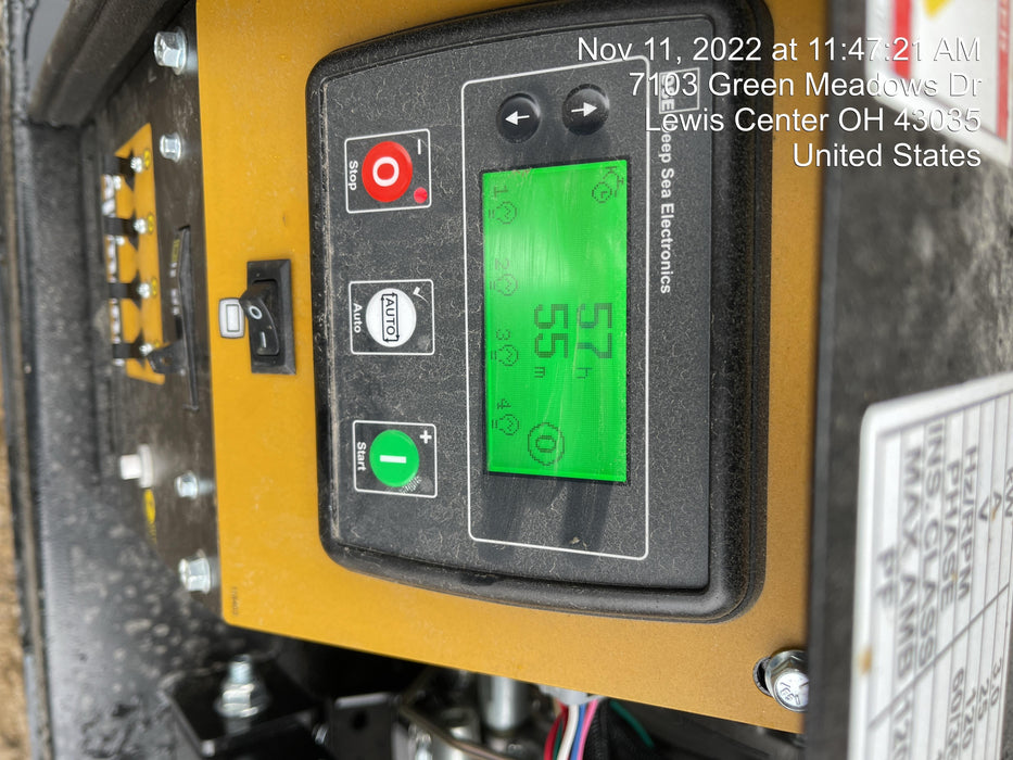 2022 Allmand NLV3GR (4) LED Light Fixture 350W, 23' Vertical Mast, 3kW Prime, Towable, ES Decals, T3