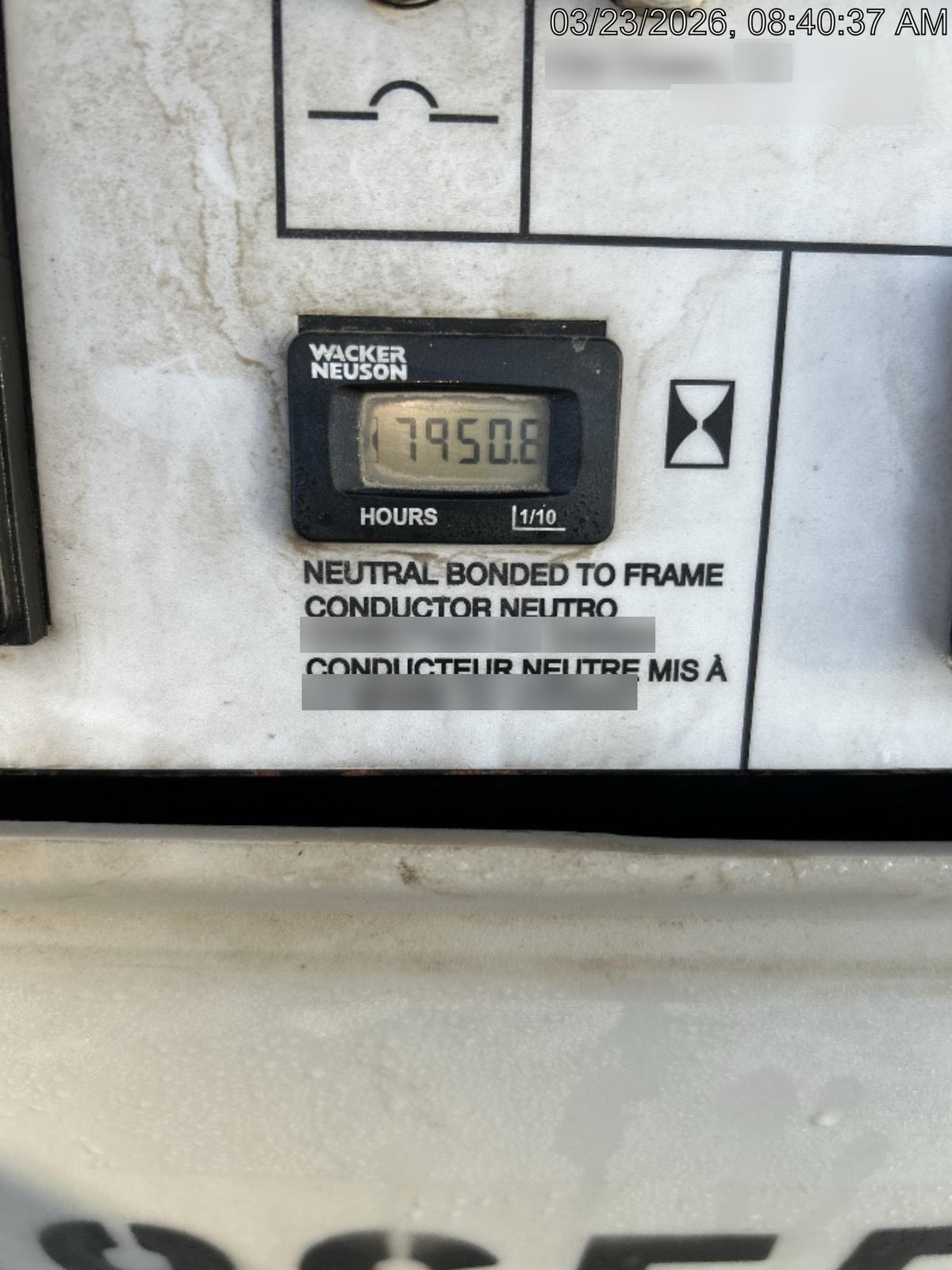 2018 Wacker Neuson LTV6L-MH Wacker Neuson LTV6L Mobile Light Tower w/Fuel Level Sensor Installed