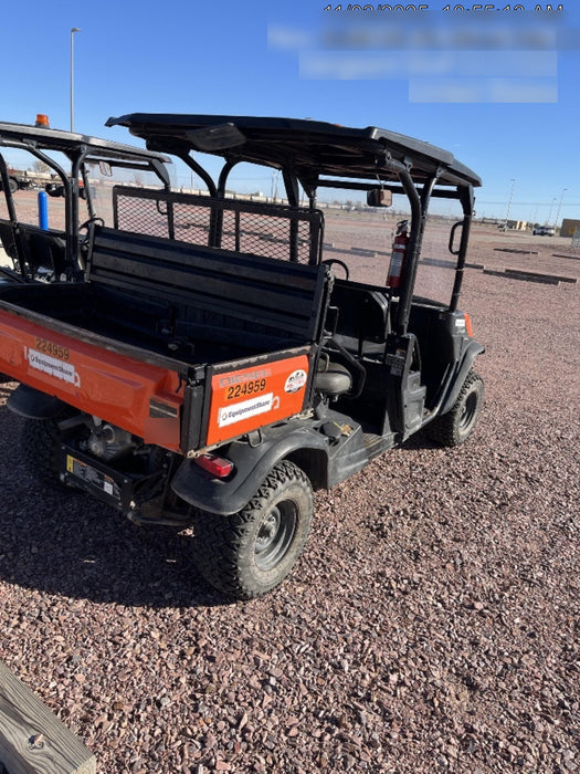 2022 Kubota RTV-X1140W-H Plastic Canopy, Windshield Acrylic Clear, LED Strobe Light, Wire Harness Kit, Back up Alarm