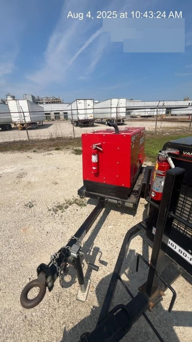 2023 Shindaiwa DGW400MDL Kubota D902 Engine, 23 HP, Dual Op Welder, Wire, Arc, Droop Stick, Tig, and CC Stick Functionality, Simulphase, 3 Phase and 1 Phase Gen Output, Single Axle NB Trlr, Slr Trckl Chrg 12V 12W, Fire Ext