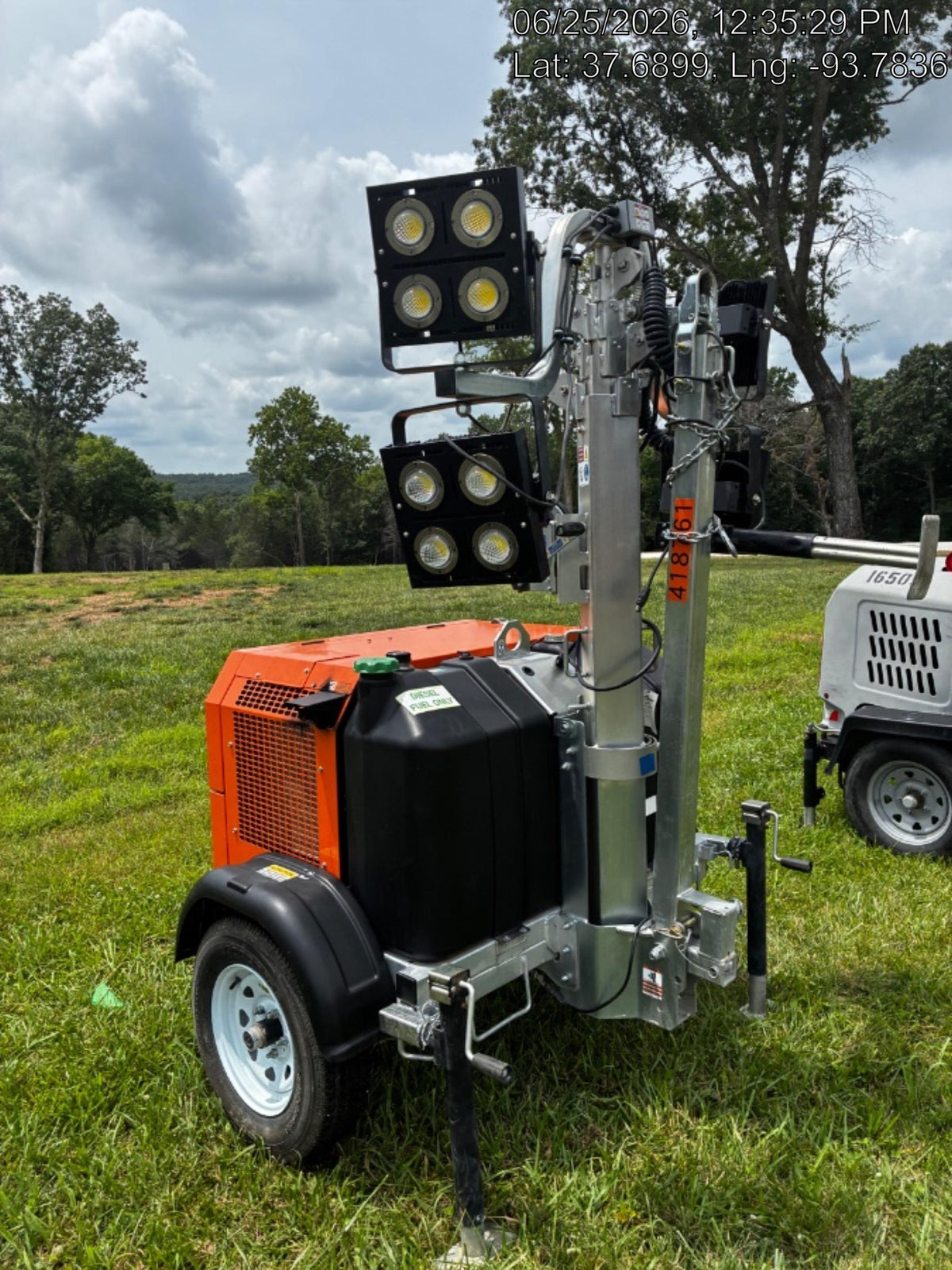 2024 Wanco WLTT-4MM4K Diesel, Deep Sea Controller, Shore Power Plug, Auto Start, (4) 350W LED Floodlights, 4kW Generator, 60 Gal Fuel Tank, 2" Ball, T3
