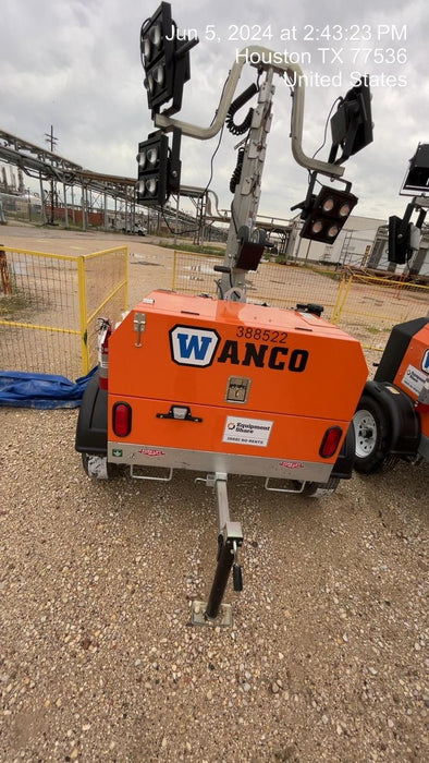 2024 Wanco WLTT-4MM4K Diesel, Deep Sea Controller, Shore Power Plug, Auto Start, (4) 350W LED Floodlights, 4kW Generator, 60 Gal Fuel Tank, 2" Ball, T3