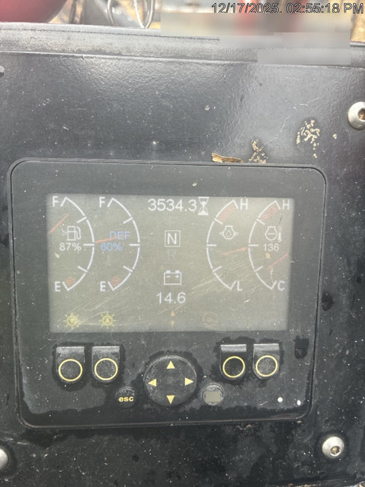 2019 Manitou MTA10055 Canopy, 120 HP, Solid Tires, Work Lights, Lift Hook, Auxiliary Hydraulics 66" Carriage and 60" Forks