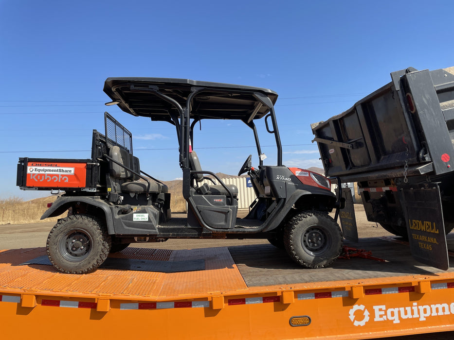 2022 Kubota RTV-X1140W-H Plastic Canopy, Windshield Acrylic Clear, LED Strobe Light, Wire Harness Kit, Back up Alarm