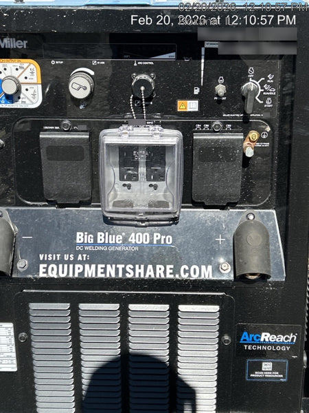 2025 MILLER ELECTRIC BIG BLUE 400