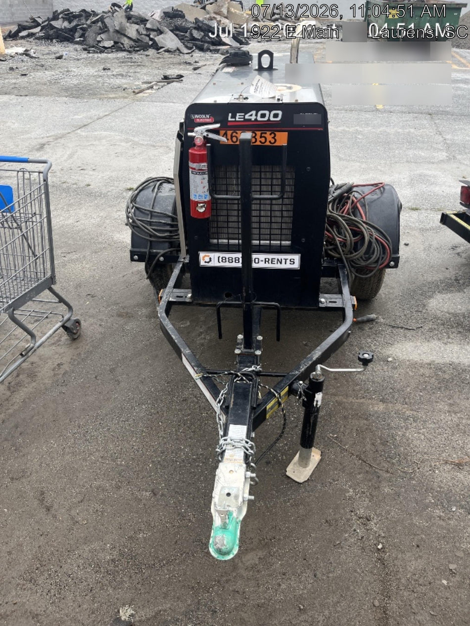 2024 Lincoln Electric LE400 Kubota V1505, Trlr, Cable Rack, Light Kit, ES Decals, T3