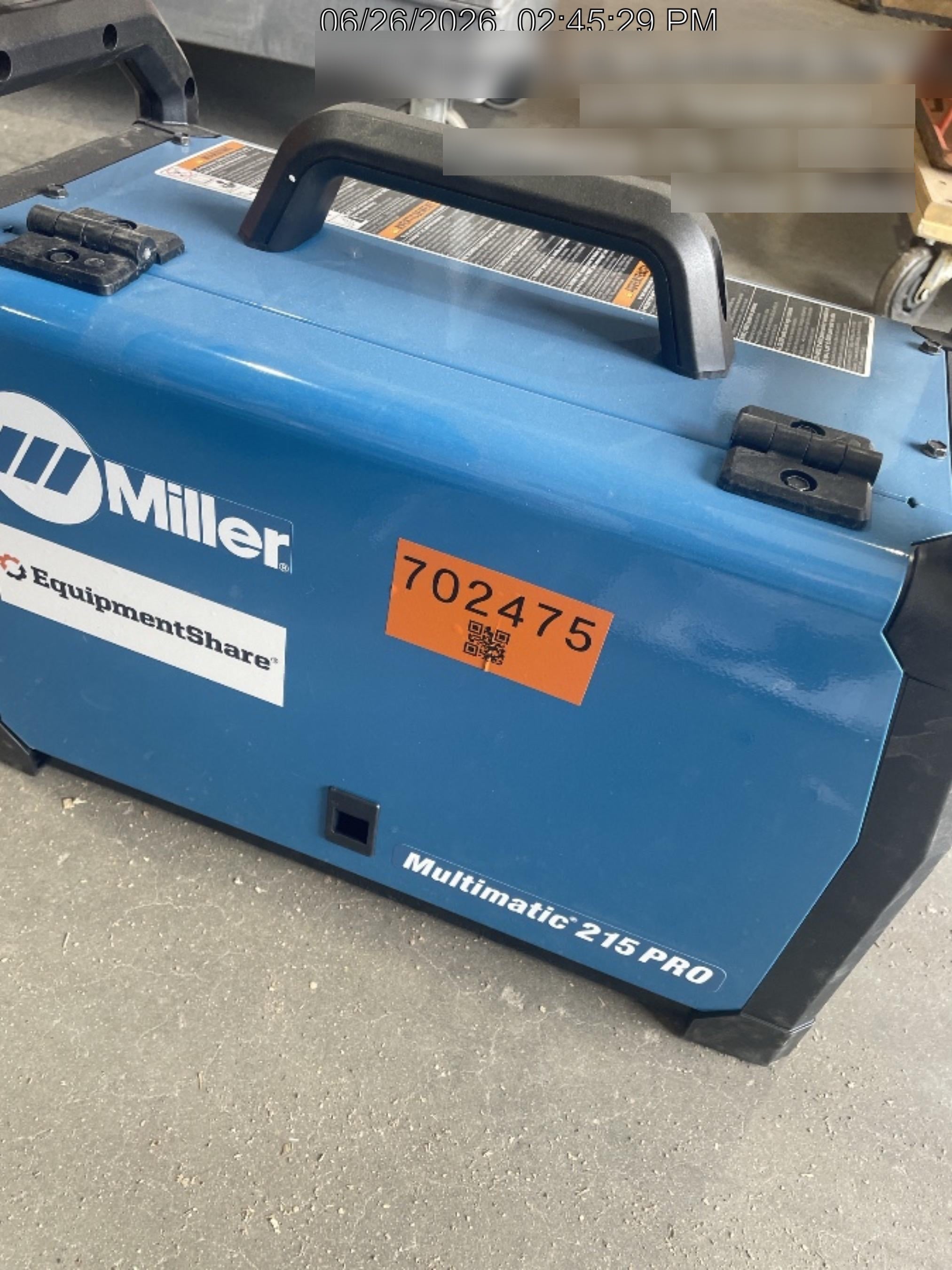 2026 MILLER ELECTRIC Multimatic 215