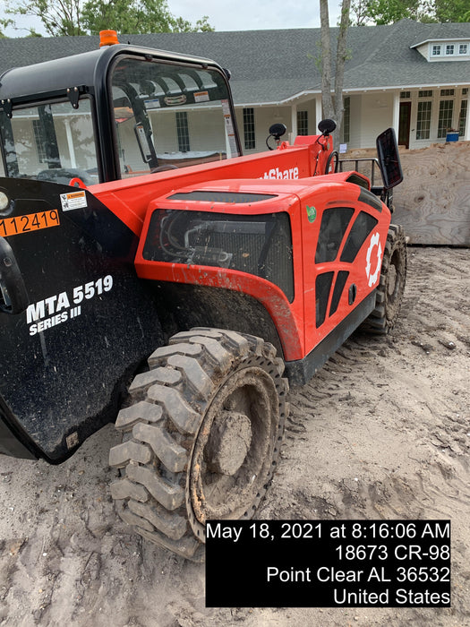 2020 Manitou MTA5519 Canopy, Solid Tires, Work Lights, Beacon, Aux Hydraulics, Back up Alarm, Mirrors, ES Keypad