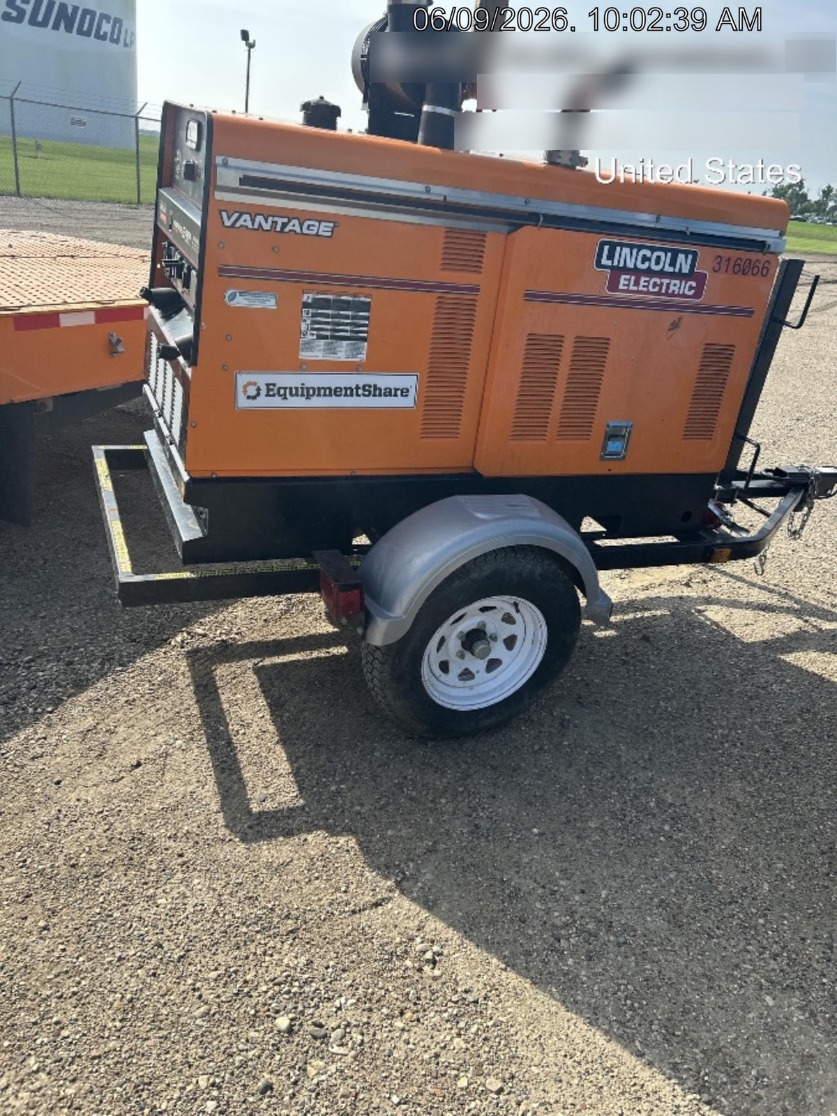 2023 Lincoln Electric Vantage 549X Crosslink Technology, Trailer Mounted, ES Decals, T3