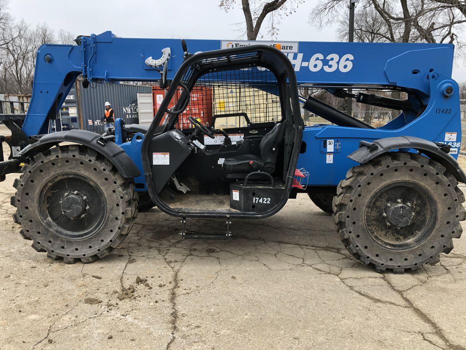 2018 Genie GTH-636 Genie GTH-636 w/Open ROPS, Solid Tires, beacon/work lights, 48" carriage/forks