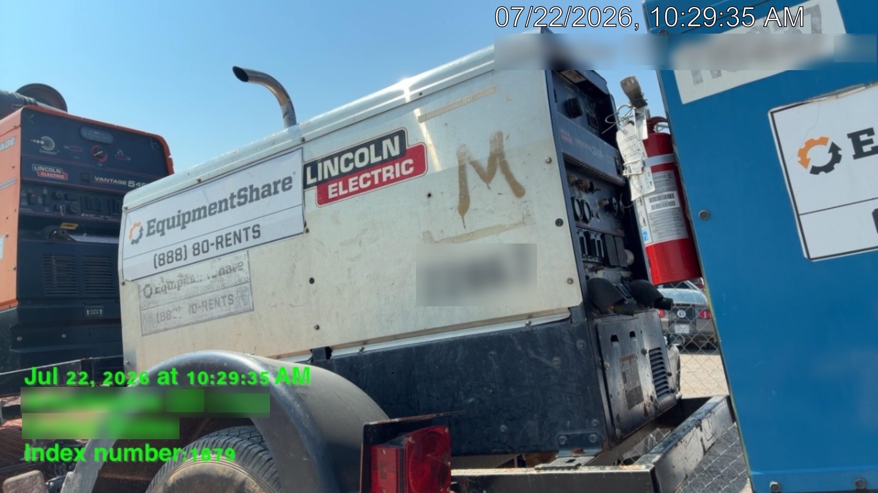 Lincoln Electric Vantage 322 Lincoln Vantage 322 Welder w/Trailer