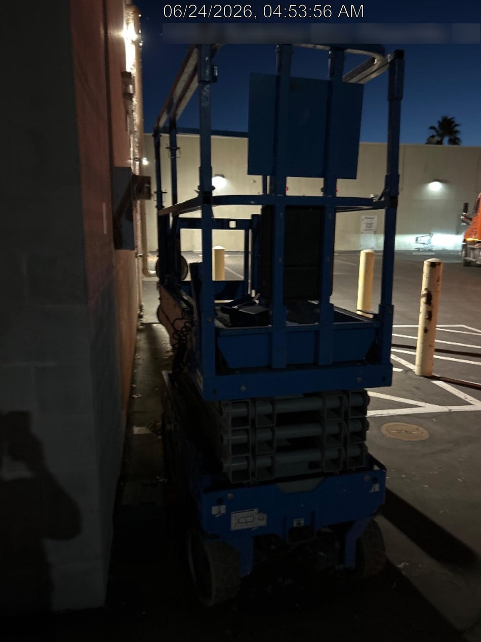 2020 Genie GS-1930 Solid Non Marking Tires, Beacon, Folding rails with half height swing gate, 800W Inverter