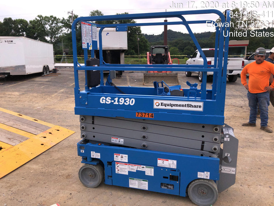 2020 Genie GS-1930 Fixed rails with chain entry gate - Pre A92.20