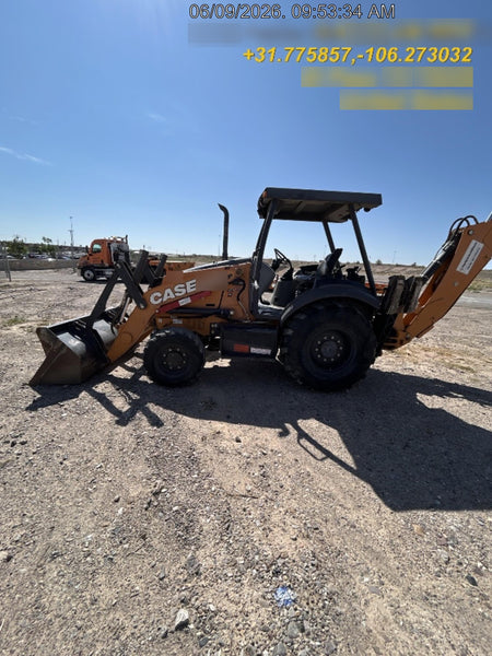 2019 Case 580N EP Canopy, 4WD, GP Front Bucket, Standard Stick, 2-Way Aux Hydraulics, ISO Controls