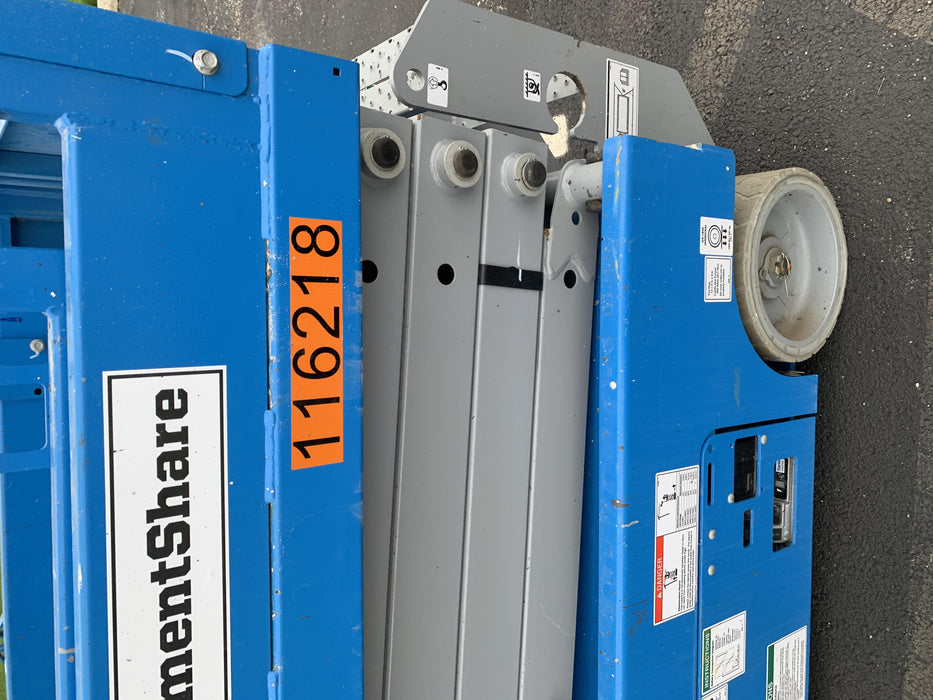 2020 Genie GS-1930 Solid Non Marking Tires, Beacon, Folding rails with half height swing gate