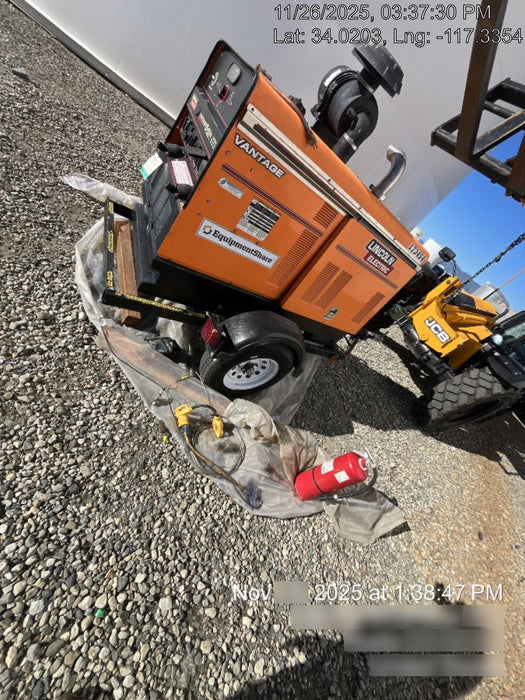 2021 Lincoln Electric Vantage 549X Ready Pak 3, ORANGE (includes trailer, cable rack, fender light kit)