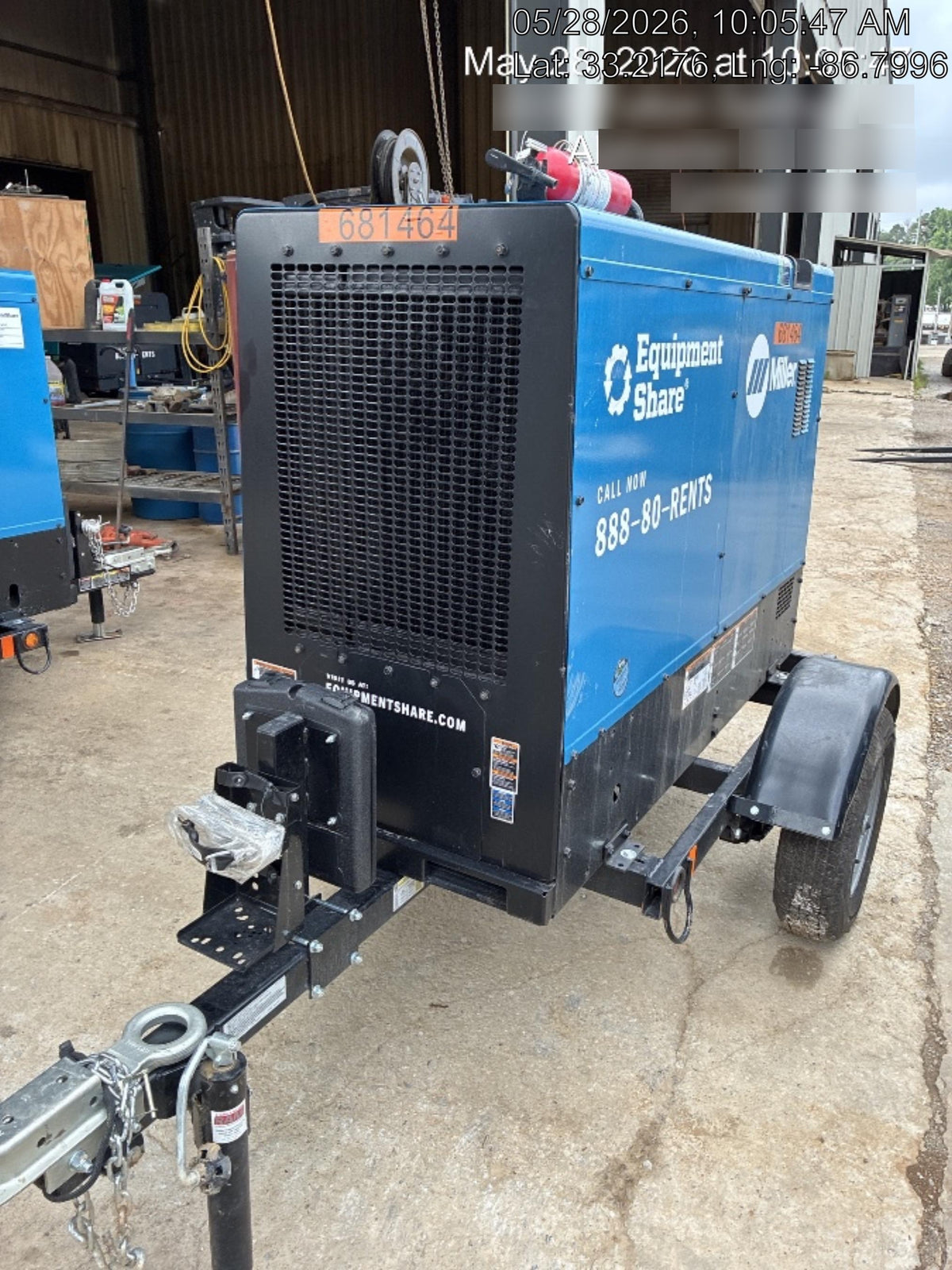 2026 MILLER ELECTRIC BIG BLUE 500