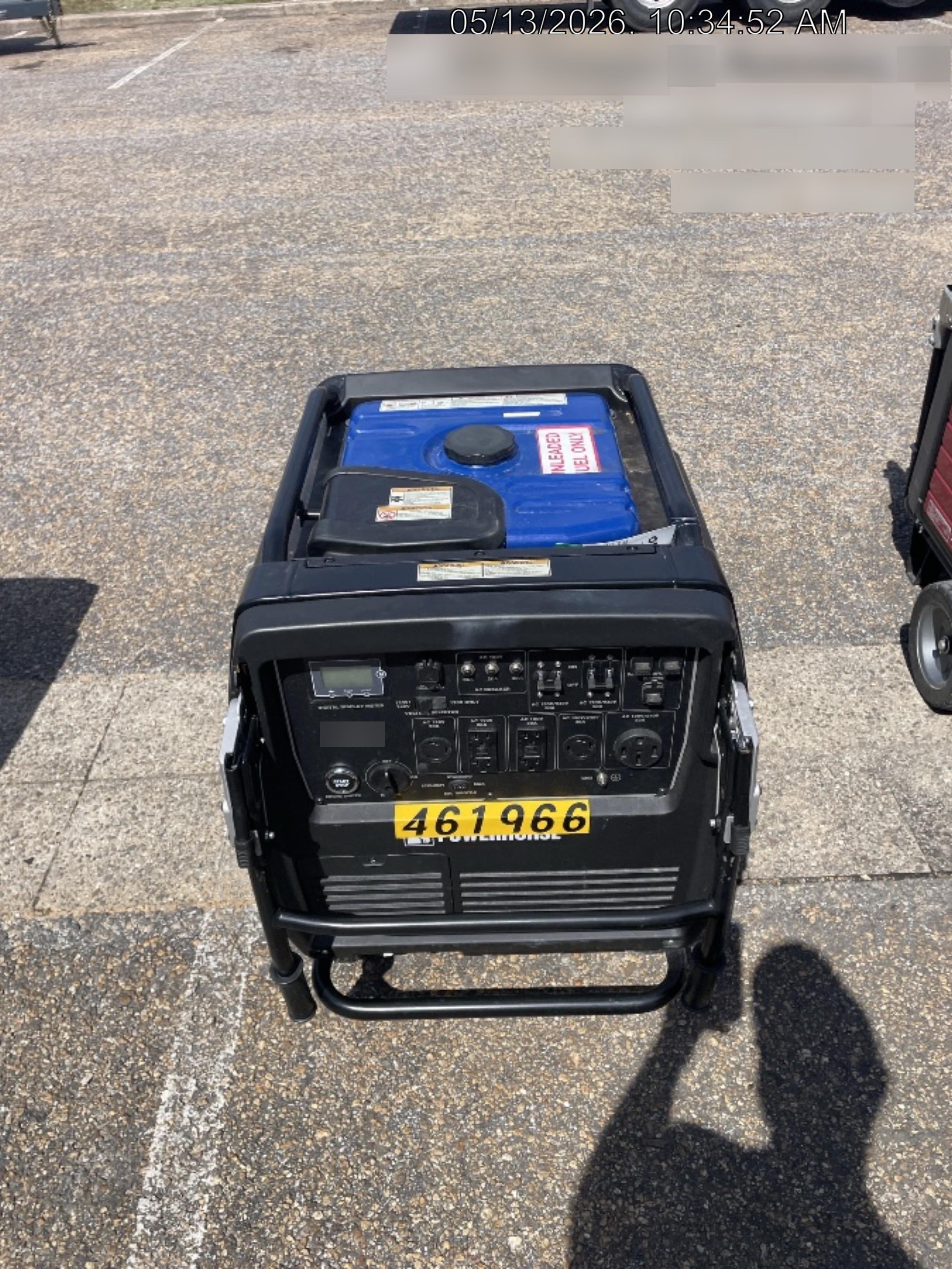 2024 Powerhouse POWERHOUSE7500I Powerhorse Inverter Generator, 7,500 Surge Watts, 6,500 Rated Watts, Electric Start, Gasoline, 6.6 Gal Capacity, Part # 74006
