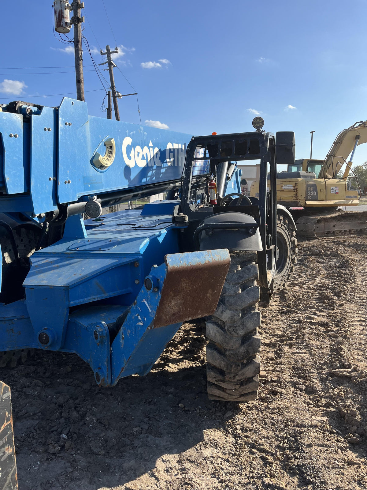 2017 Genie GTH-1056 Genie GTH1056, Solid Tires, 60" carriage, Open ROPS