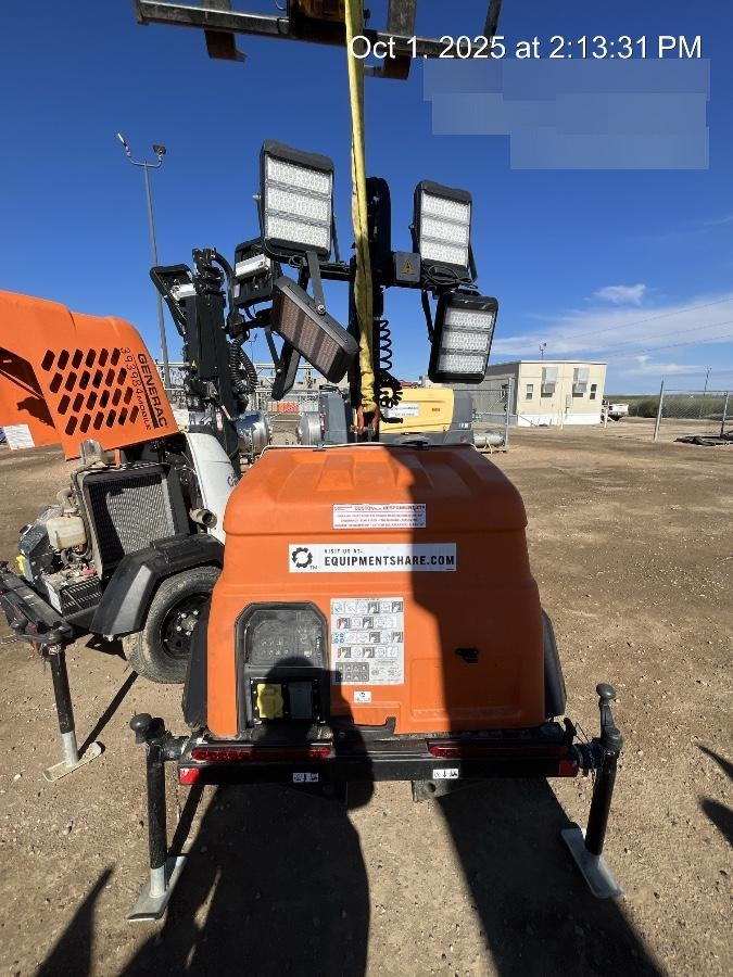 2023 Generac MLT2 Diesel, Flex Switch 120V Input, Powerzone Controller, (4) 320W LED Lights, 4kW Generator, 39.9 Gal Fuel Tank, 2" Ball, T3