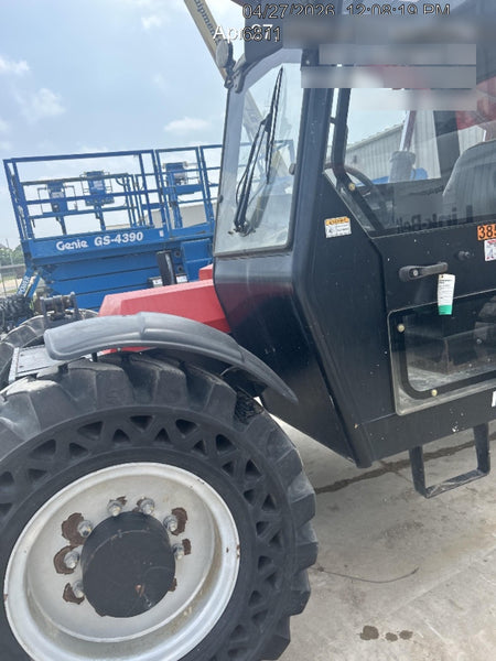 2019 Manitou MTA8044 74hp T4F, Cab/Heat/Air, Cab and Boom LED work lights, Auxiliary Hydraulics, Solid Tires, Amber strobe, Lift Hook 66" Carriage, 60" Forks