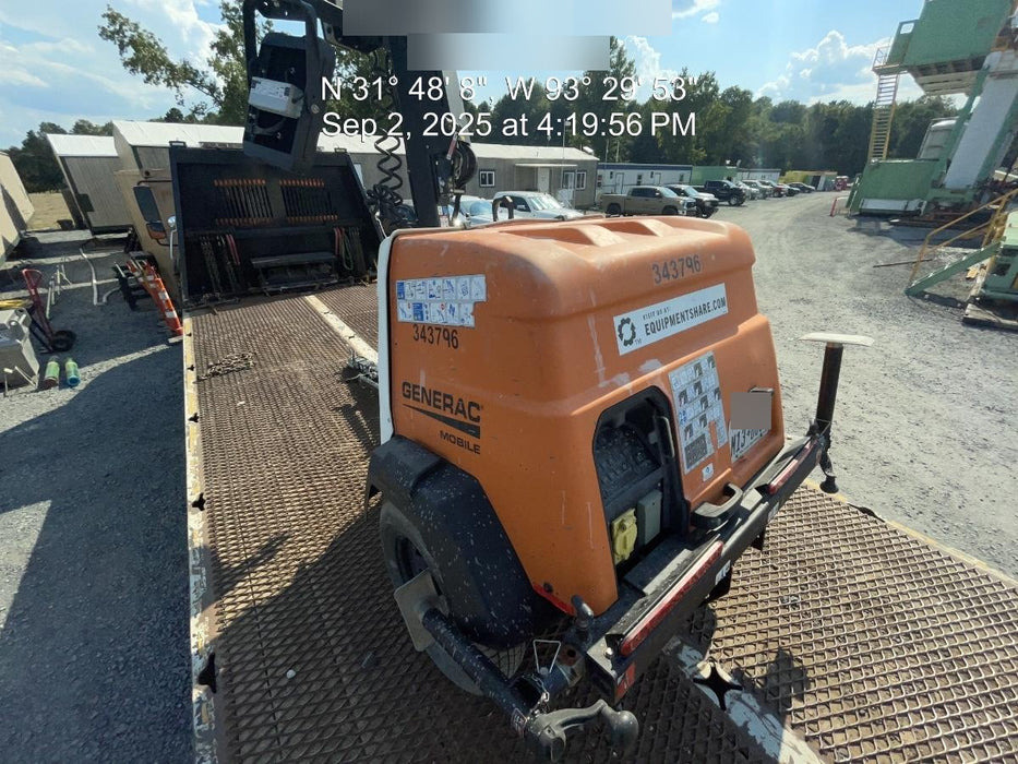 2023 Generac MLT2 Diesel, Flex Switch 120V Input, Powerzone Controller, (4) 320W LED Lights, 4kW Generator, 39.9 Gal Fuel Tank, 2" Ball, T3