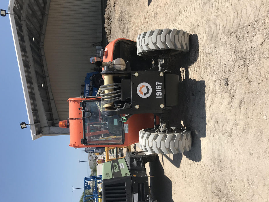 2019 JLG G5-18A JLG G5-18A 5K Telehandler w/Open ROPS, NM Solid Tires, 50" Carriage/48" Forks, Rotating Beacon