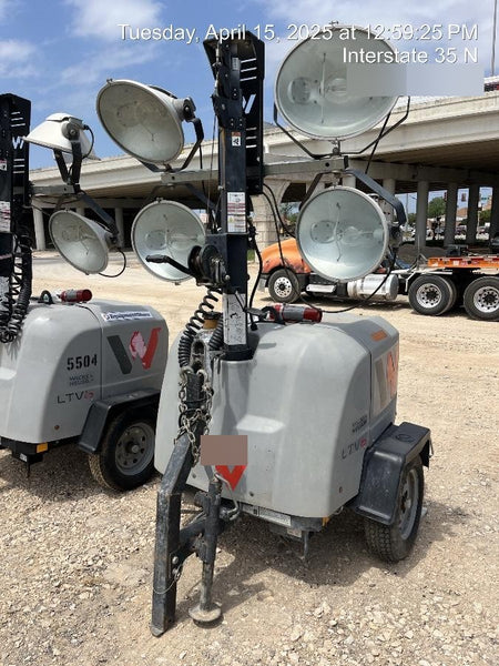 2019 Wacker Neuson LTV6L-MH Wacker Neuson LTV6L Mobile Light Tower w/Fuel Level Sensor Installed