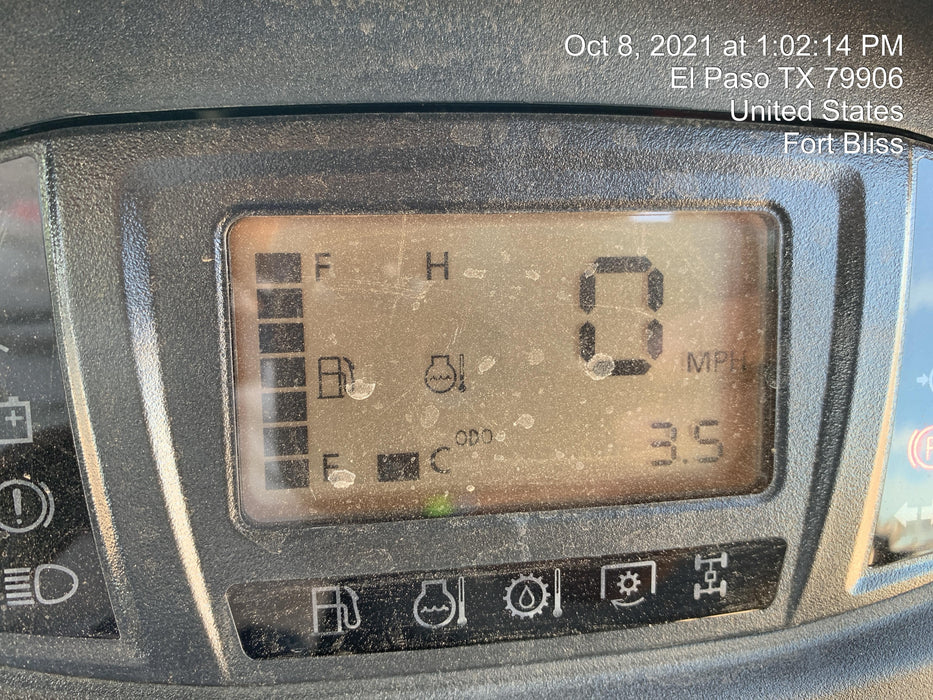 2021 Kubota RTV-X1140W-H Plastic Canopy, Windshield Acrylic Clear, LED Strobe Light, Wire Harness Kit, Back up Alarm