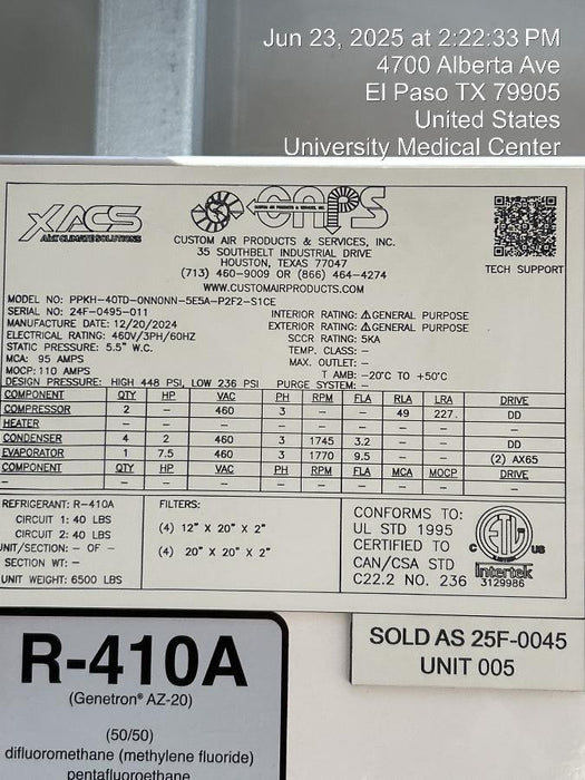 2025 CAPS PPKH-40TD-0NN0NN-5E5-P2-S1CEUP