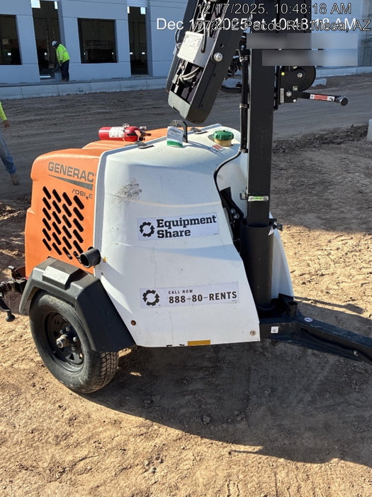 2024 Generac MLT2 Diesel, Flex Switch 120V Input, Powerzone Controller, 
(4) 320W LED Lights, 4kW Generator, 39.9 Gal Fuel Tank, 2" Ball, T3