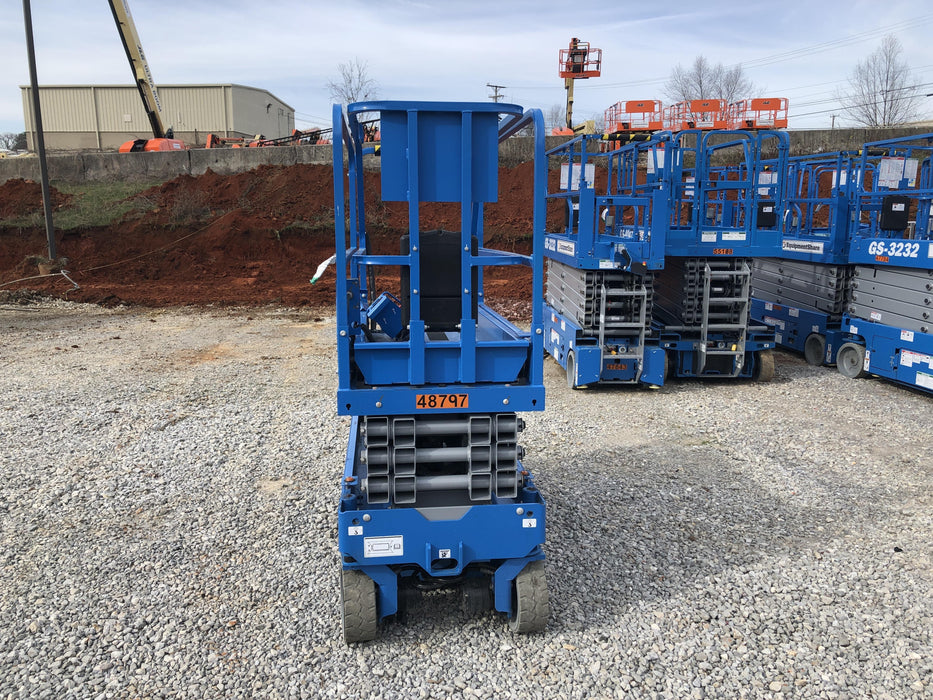 2019 Genie GS-1930 Fixed Rails with Chain Entry