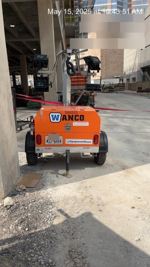 2024 Wanco WLTT-4MM4K Diesel, Deep Sea Controller, Shore Power Plug, Auto Start, (4) 350W LED Floodlights, 4kW Generator, 60 Gal Fuel Tank, 2" Ball, T3