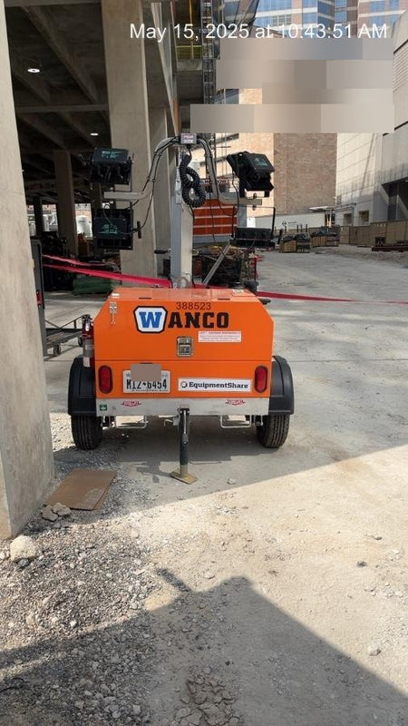 2024 Wanco WLTT-4MM4K Diesel, Deep Sea Controller, Shore Power Plug, Auto Start, (4) 350W LED Floodlights, 4kW Generator, 60 Gal Fuel Tank, 2" Ball, T3