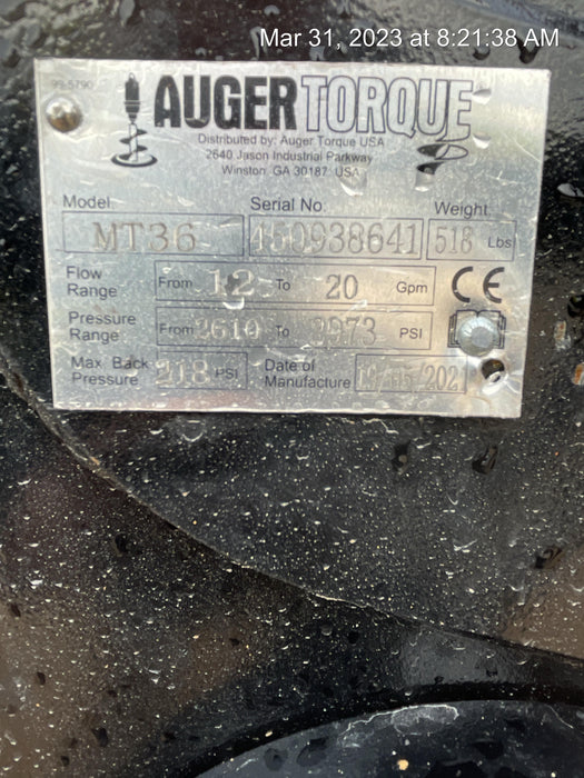 2022 AUGER TORQUE MT36