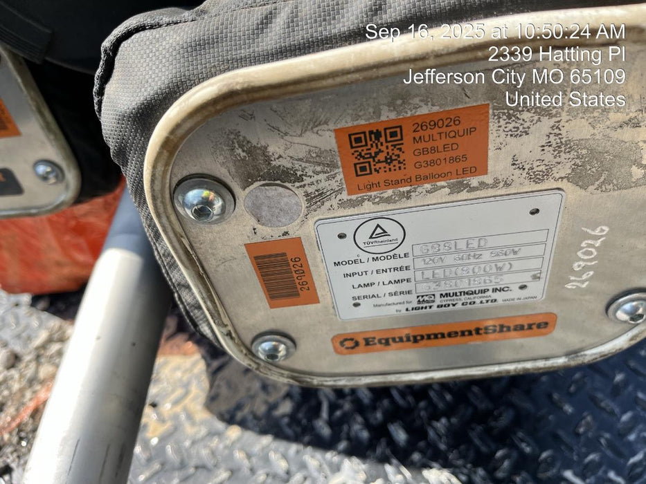 2022 MULTIQUIP GB8LED