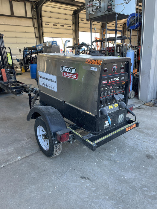 2024 Lincoln Electric LE400 Kubota V1505, Trlr, Cable Rack, Light Kit, ES Decals, T3