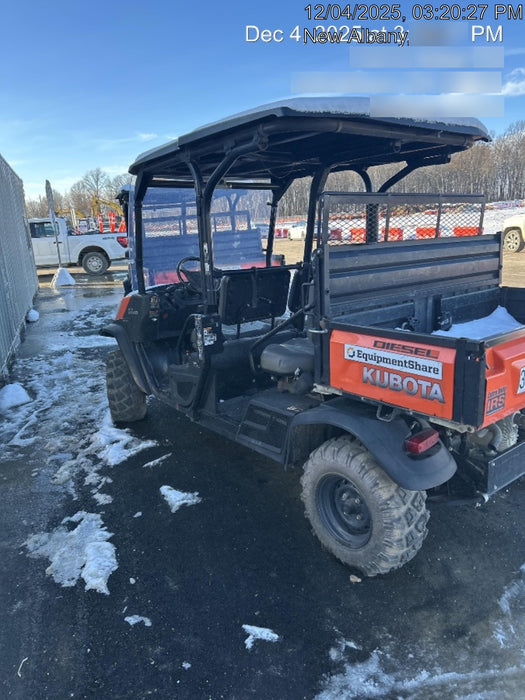 2019 Kubota RTV-X1140 4wd Utility Cart, LED Strobe, Windshield Tempered Glass, Plastic Canopy, Wire Harness Kit, Backup Alarm
