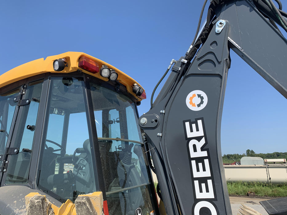 2020 John Deere 310LEP Cab/Heat/Air, 4WD, Standard Stick, Pilot Controls, 2 Way Hydraulics, TAG Manual QC