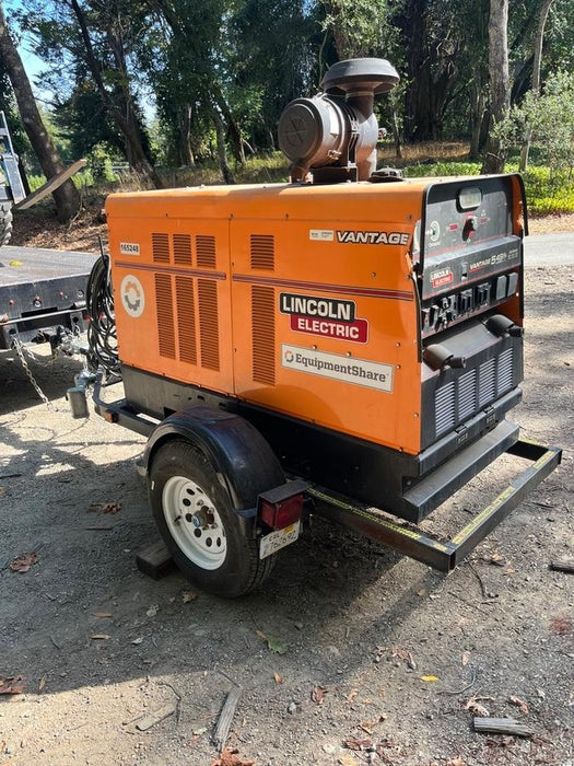2021 Lincoln Electric Vantage 549X Ready Pak 3, ORANGE (includes trailer, cable rack, fender light kit)