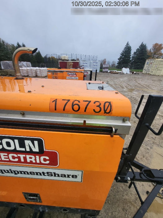 2021 Lincoln Electric Vantage 322 Vantage 322 Ready Pak 3 w/ Decals, ORANGE (includes trailer, cable rack, fender light kit) NO Telematics