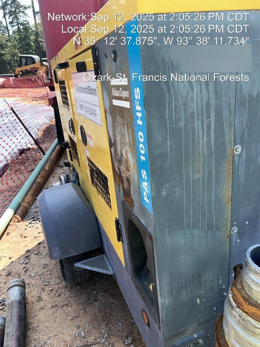 2020 ATLAS COPCO PAS 100 HF CS Enclosed